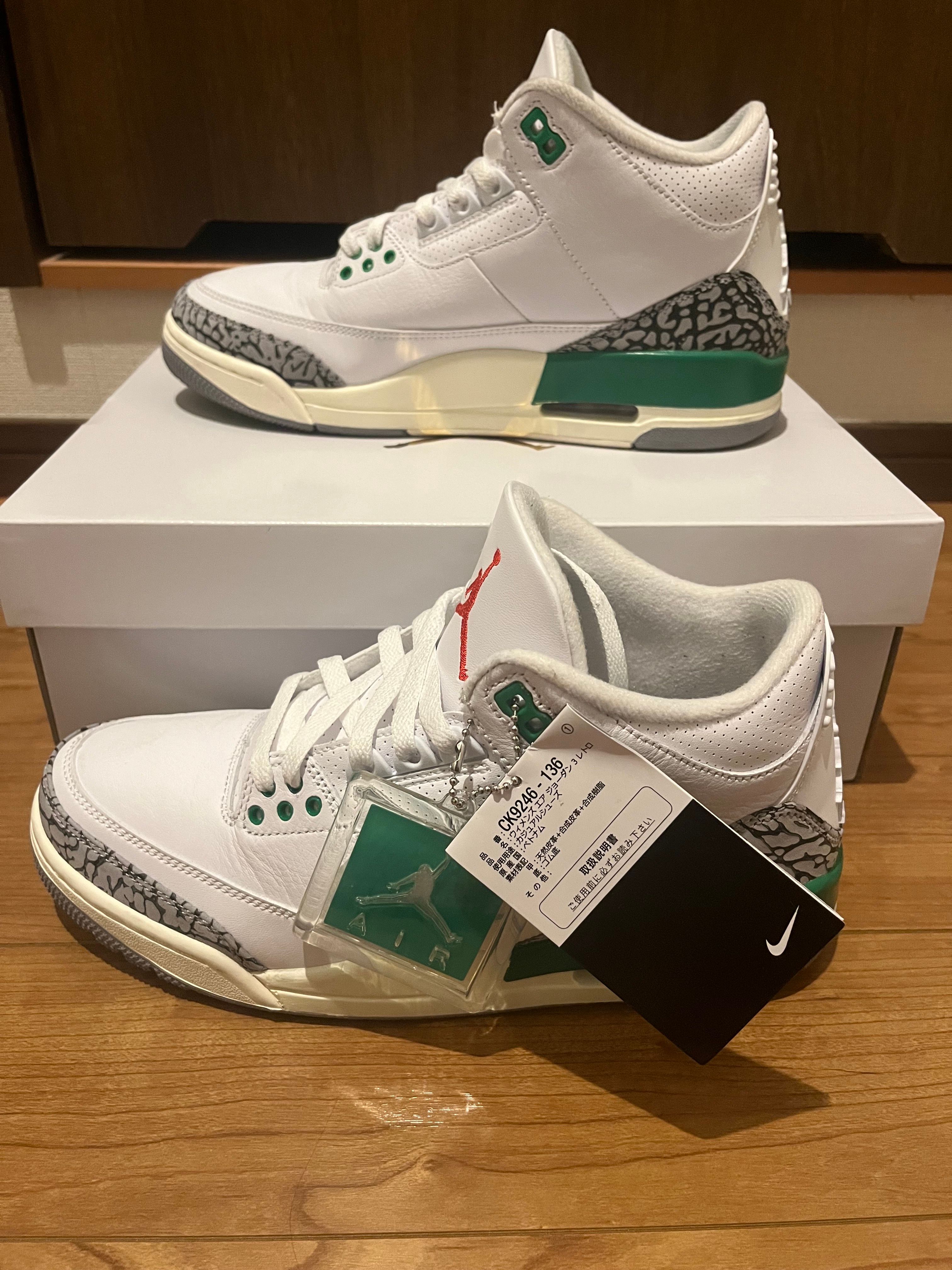Nike Women's Air Jordan 3 Retro "Lucky Green"