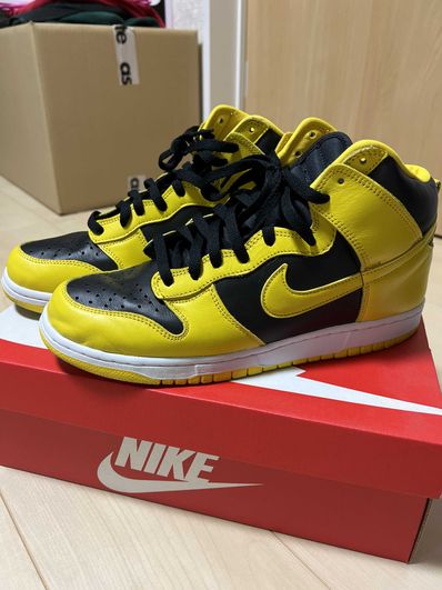 Nike Dunk High "Black/Varsity Maize"