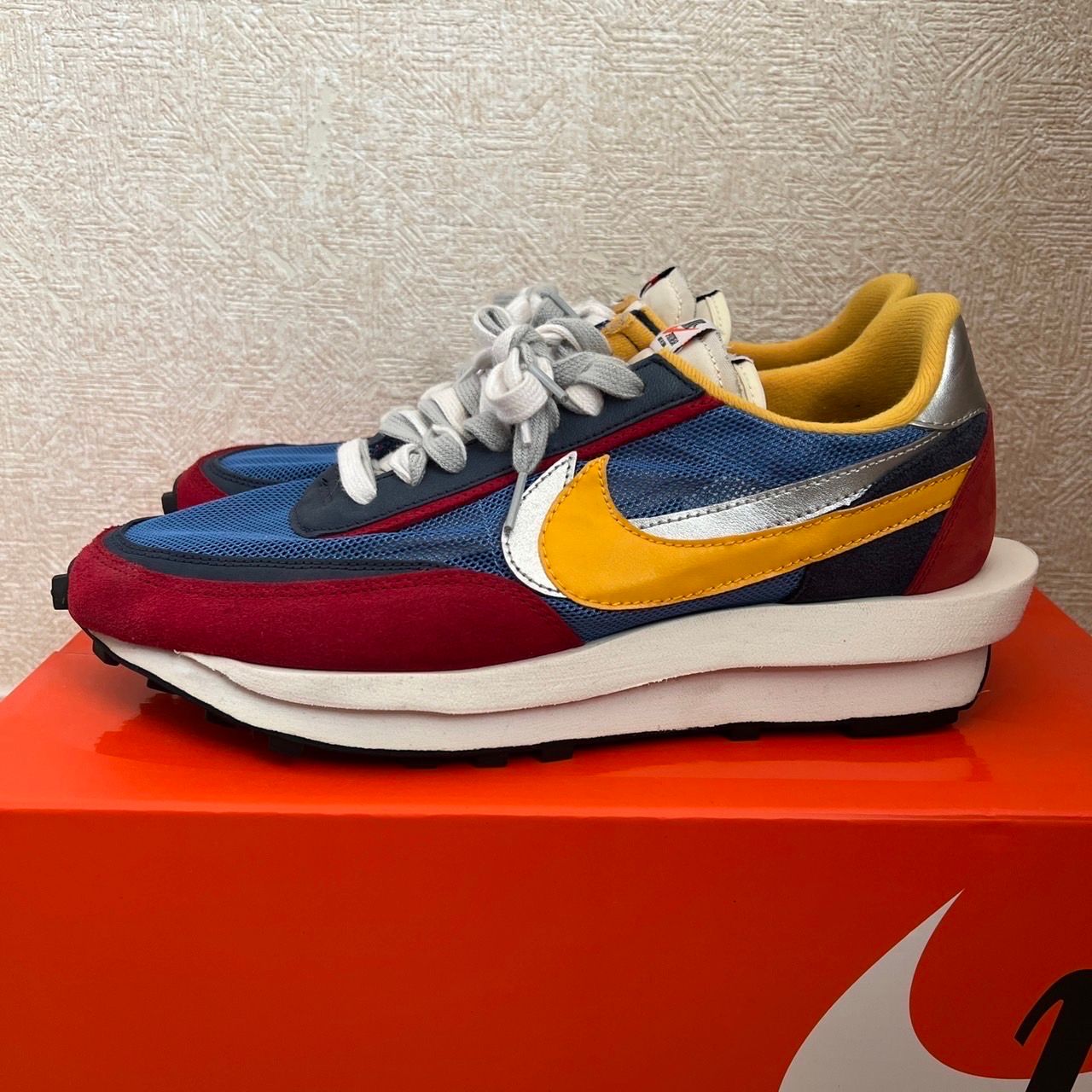 sacai × Nike LDV Waffle "Red/Blue"