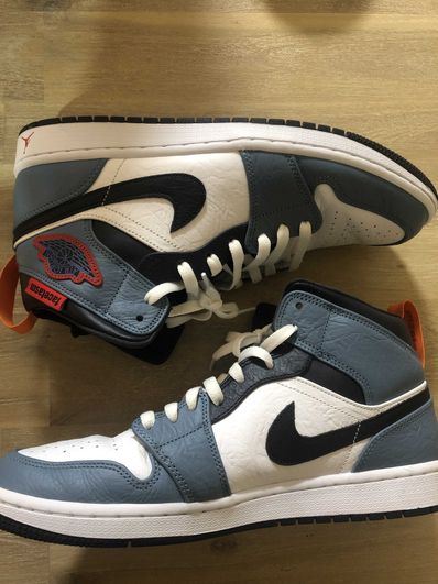 FACETASM × Nike Air Jordan 1 Mid "White/Navy"