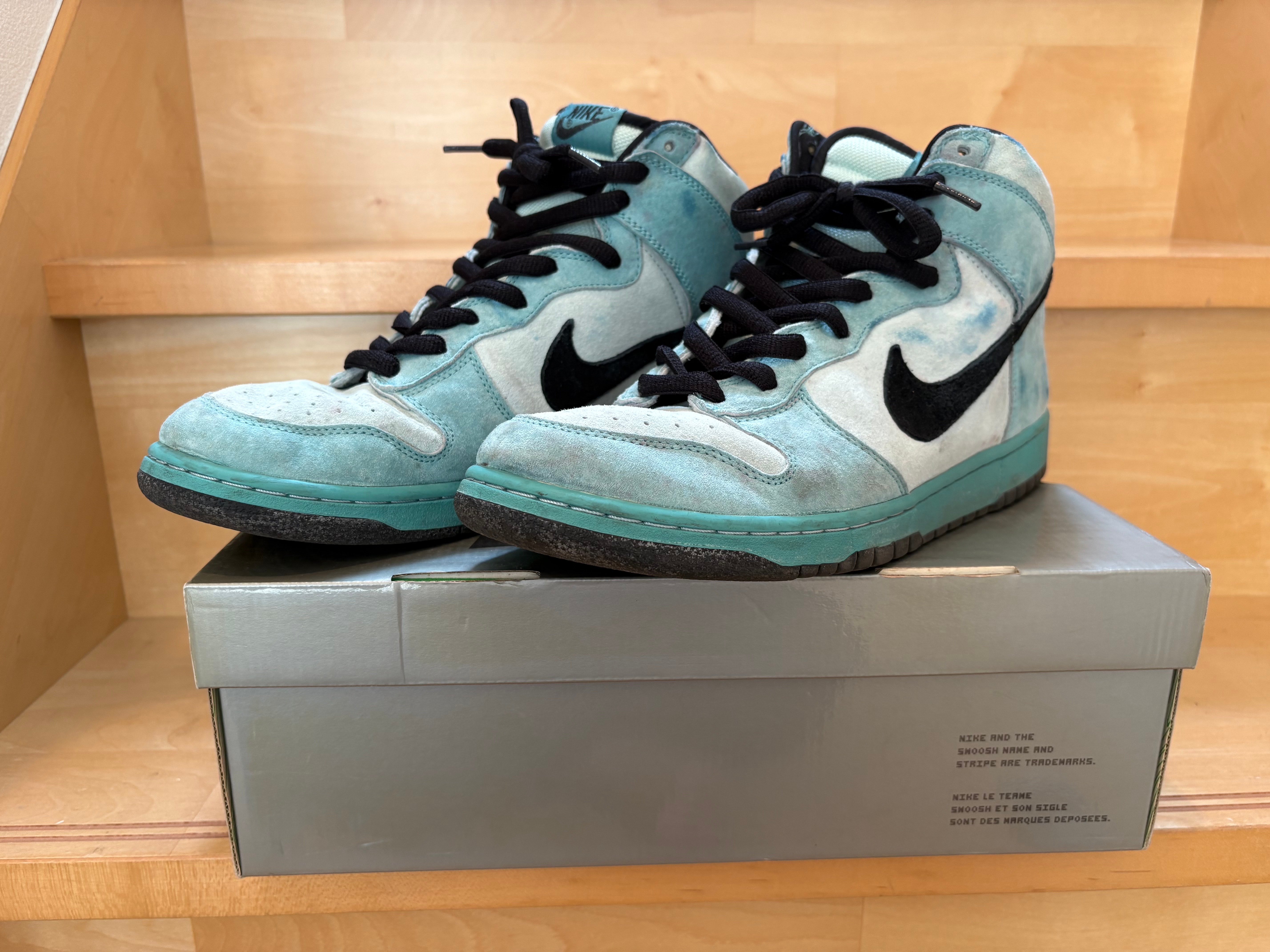 ナイキ SB ダンクハイ "シー クリスタル"