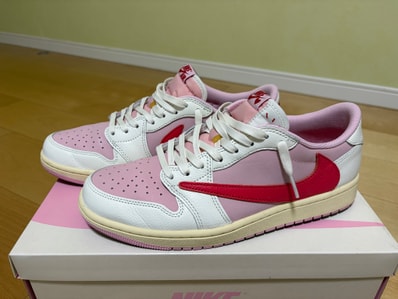 Travis Scott × Nike Air Jordan 1 Retro Low OG "Sail/Tropical Pink"
