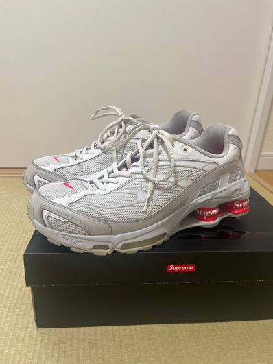 Supreme × Nike Shox Ride 2 "White/Grey Fog/Flat Platinum"