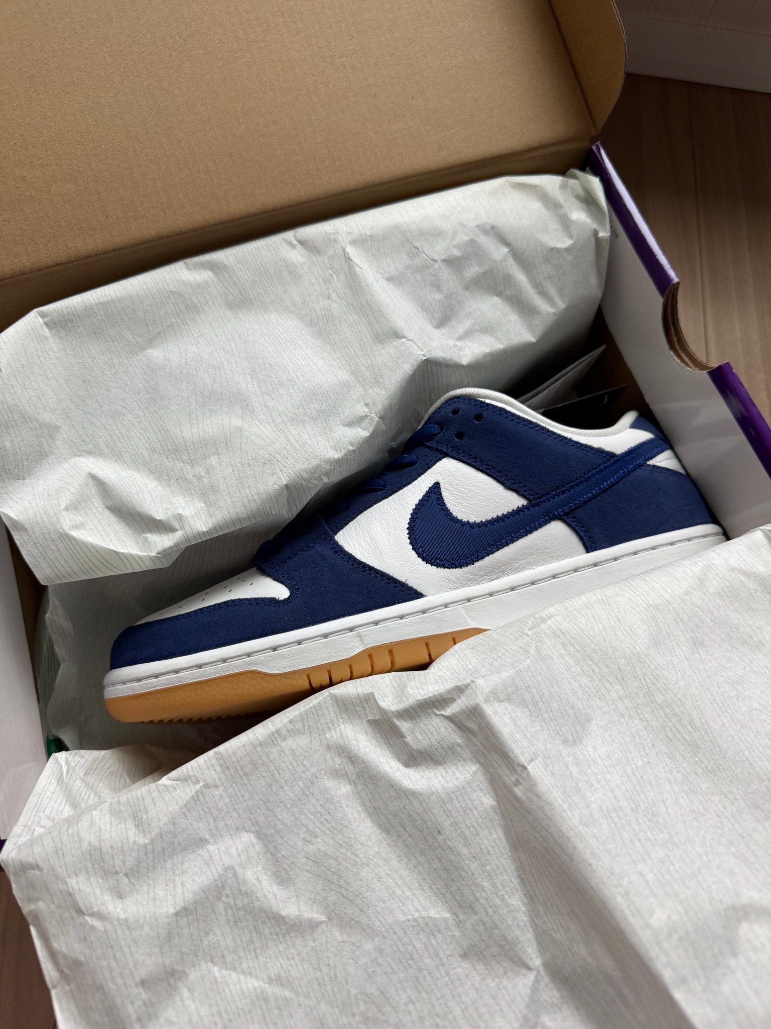Nike SB Dunk Low "Los Angeles Dodgers/Deep Royal Blue"