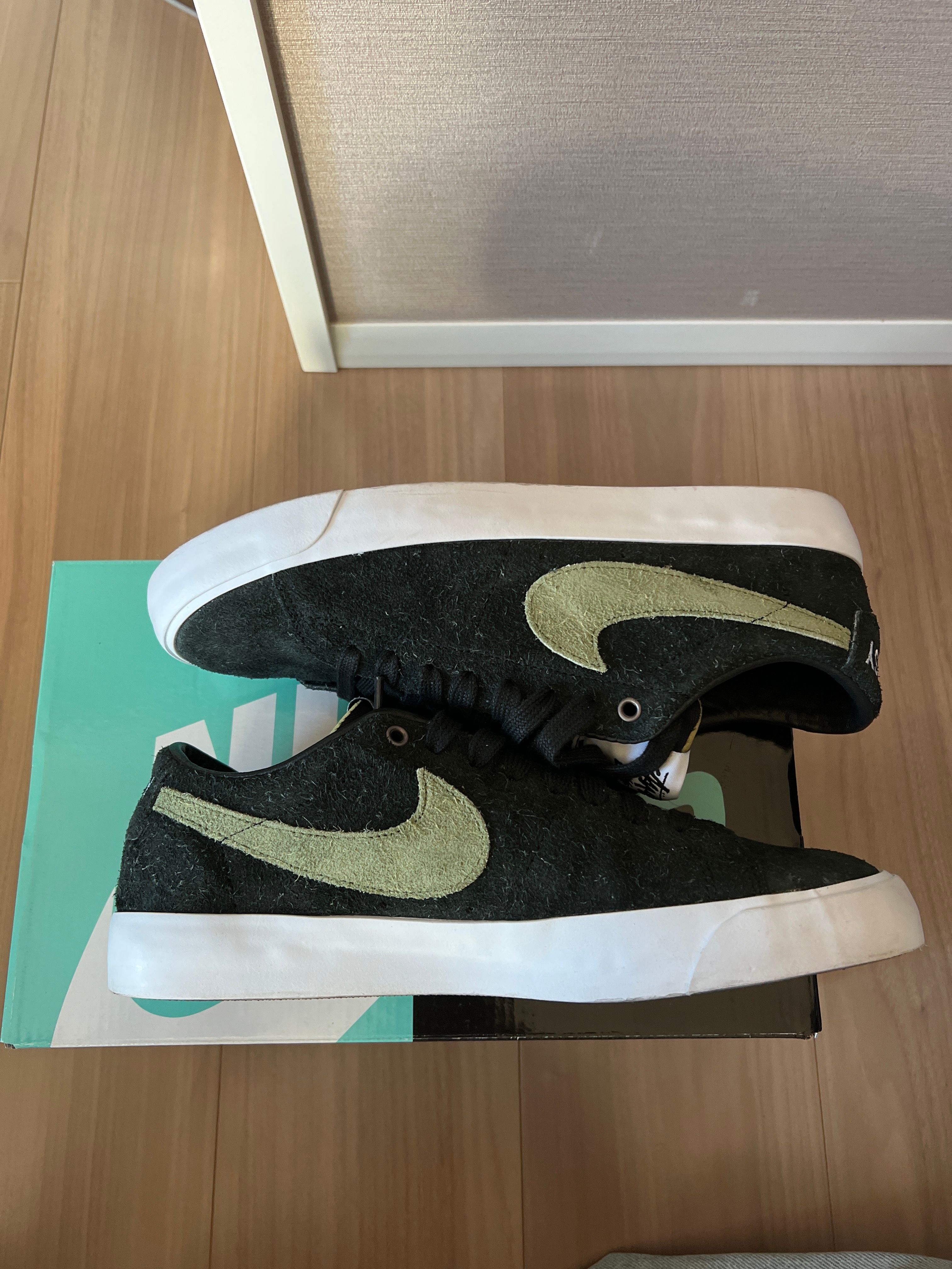 Stussy × Nike SB Blazer Low "Black/Palm Green"