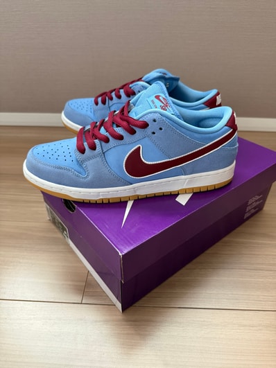 Nike SB Dunk Low Pro "Philadelphia Phillies/Valor Blue and Team Maroon"