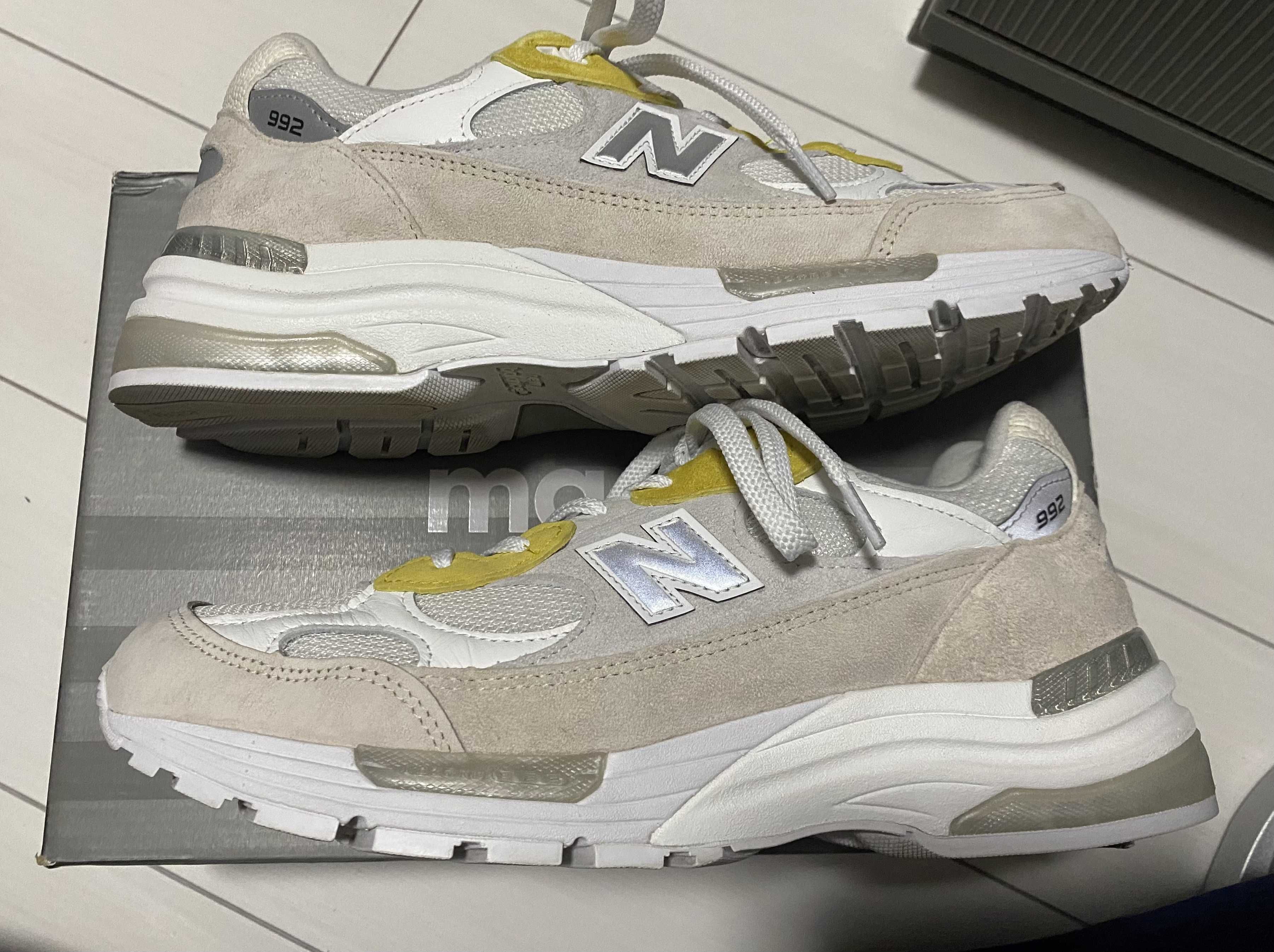 Paperboy × New Balance 992 "Fried Egg"