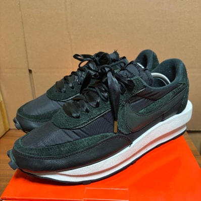 sacai × Nike LDV Waffle "Triple Black"