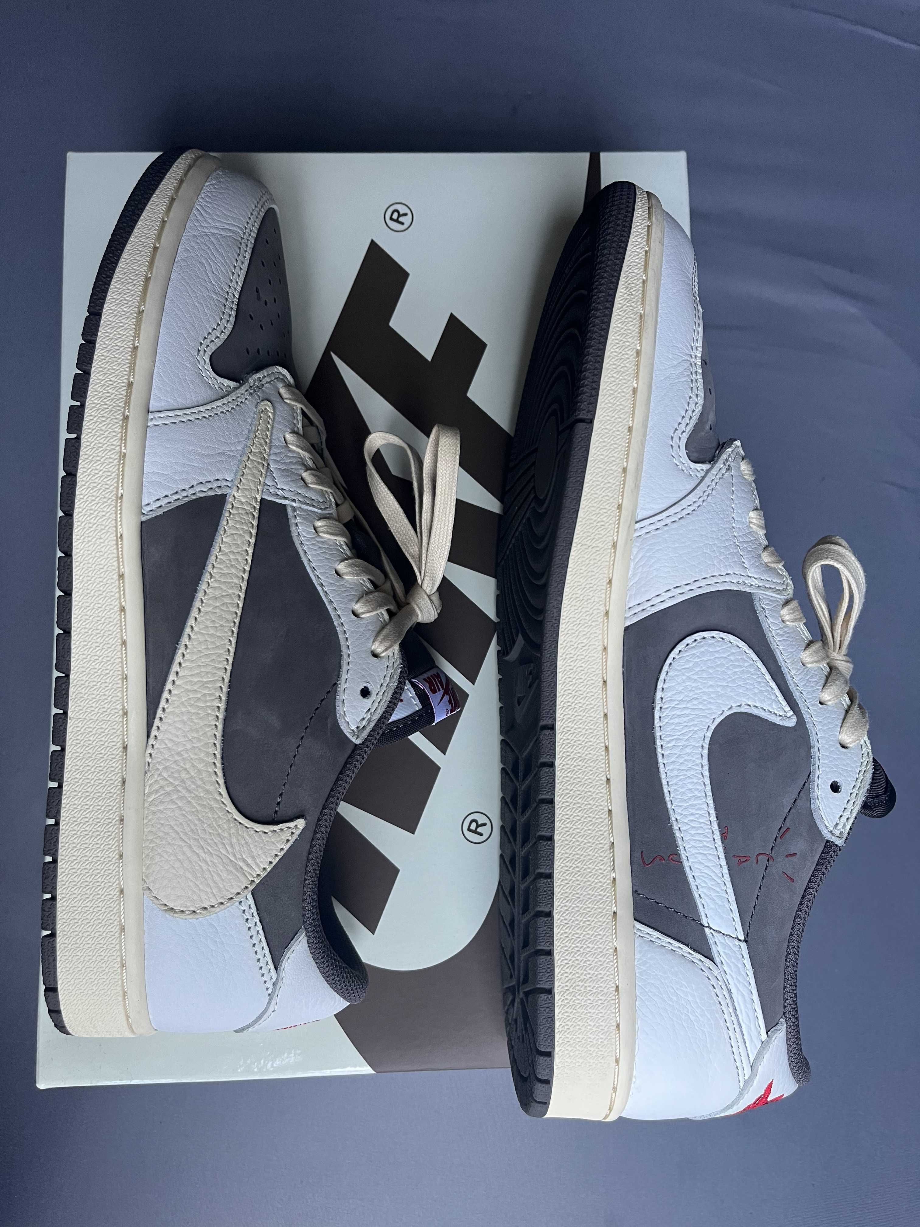 Travis Scott × Nike Air Jordan 1 Low OG SP "Reverse Mocha/Sail and Ridgerock"