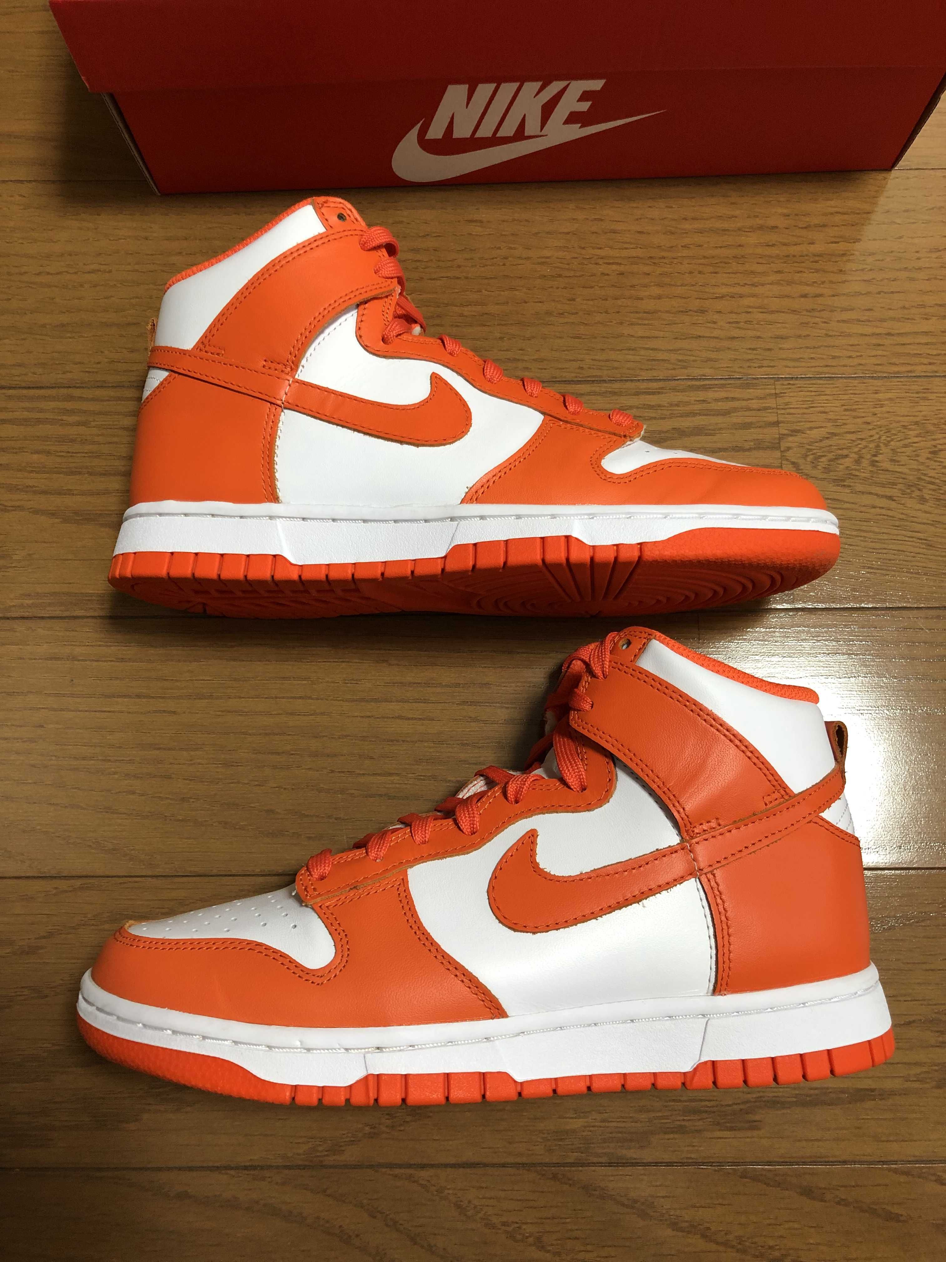 NIKE Women's DUNK HIGH "ORANGE BLAZE"