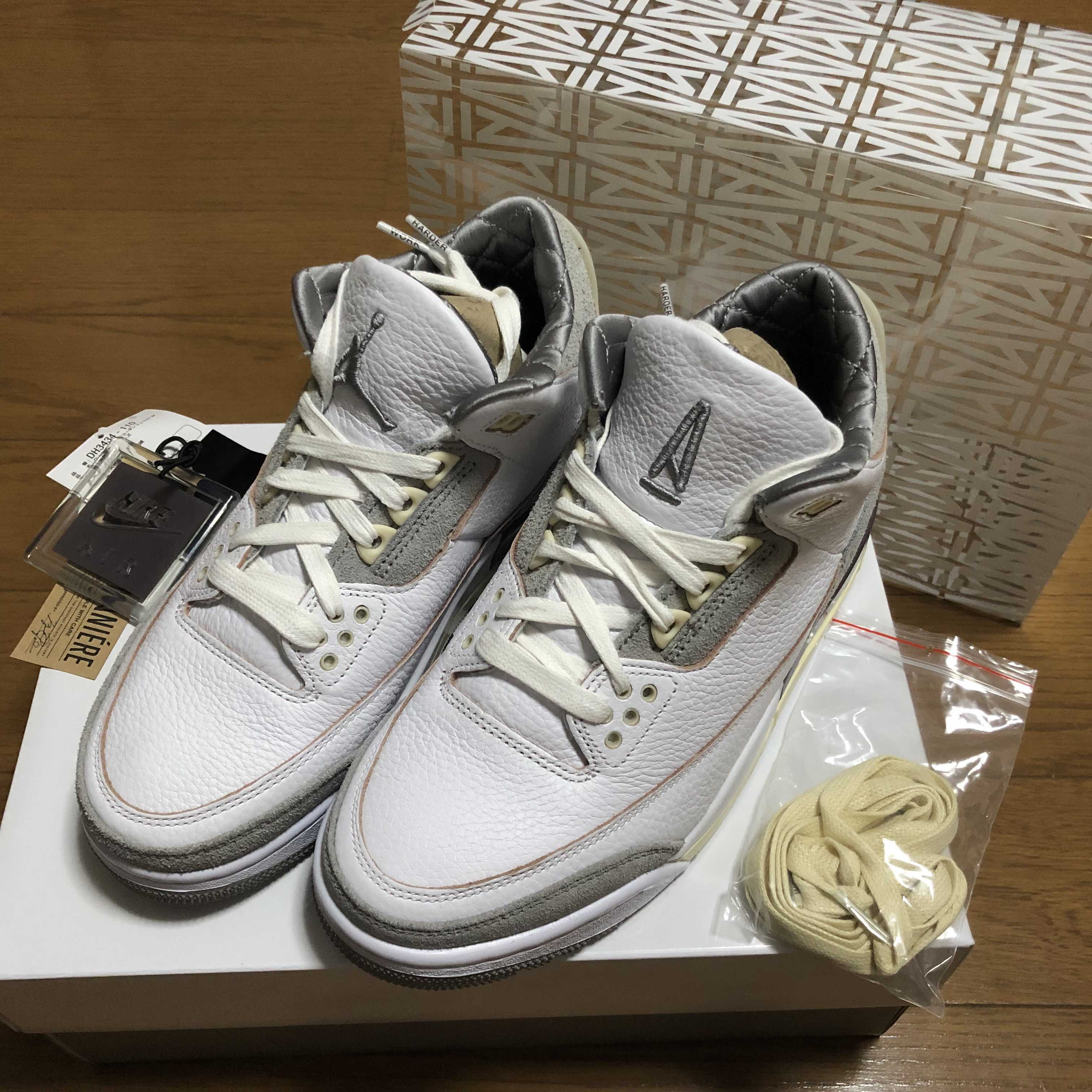 A Ma Maniere × Nike Women's Air Jordan 3 Retro SP "White/Medium Grey Violet Ore"