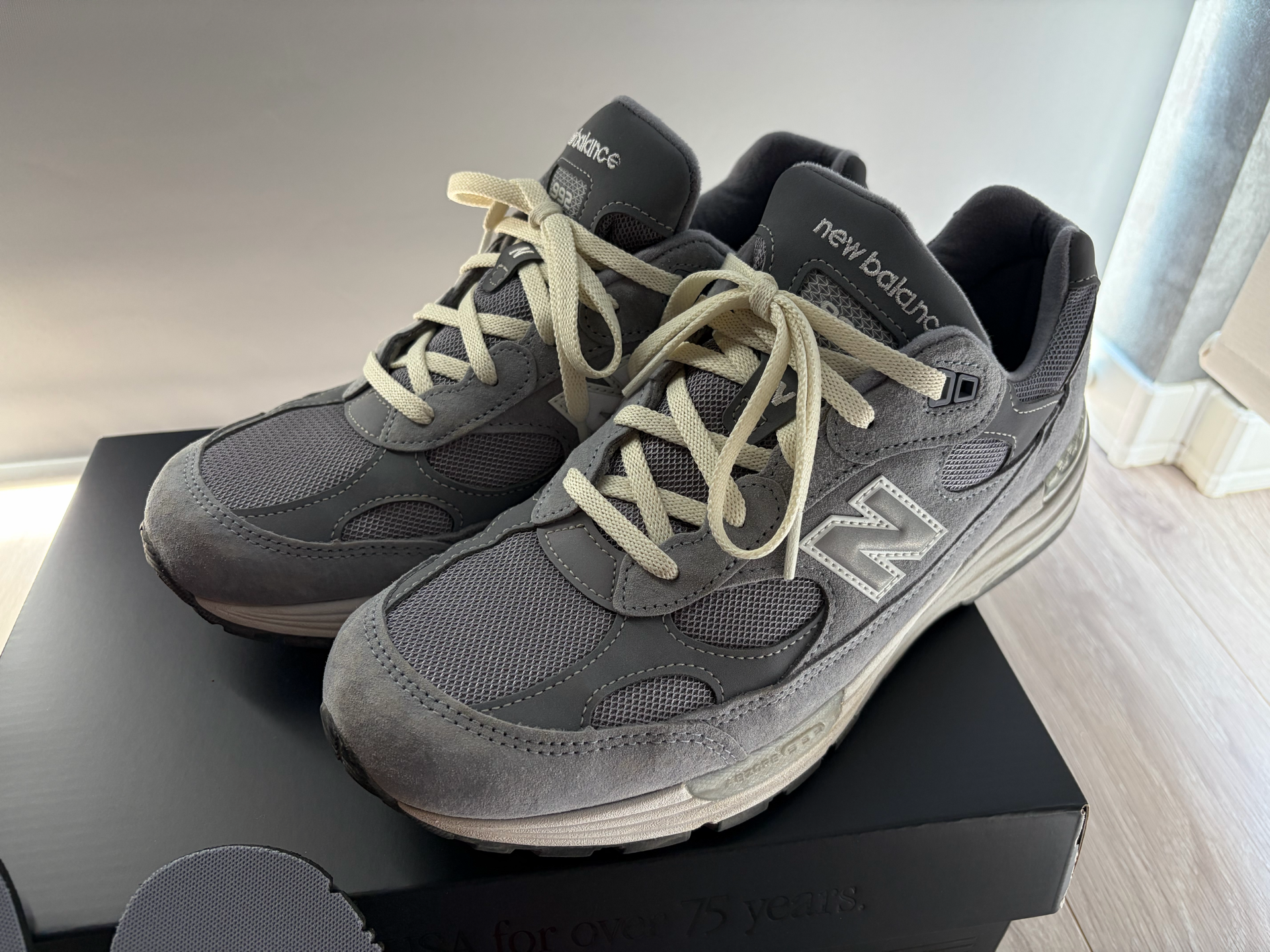 KITH × New Balance 992 Made in USA "Argon"