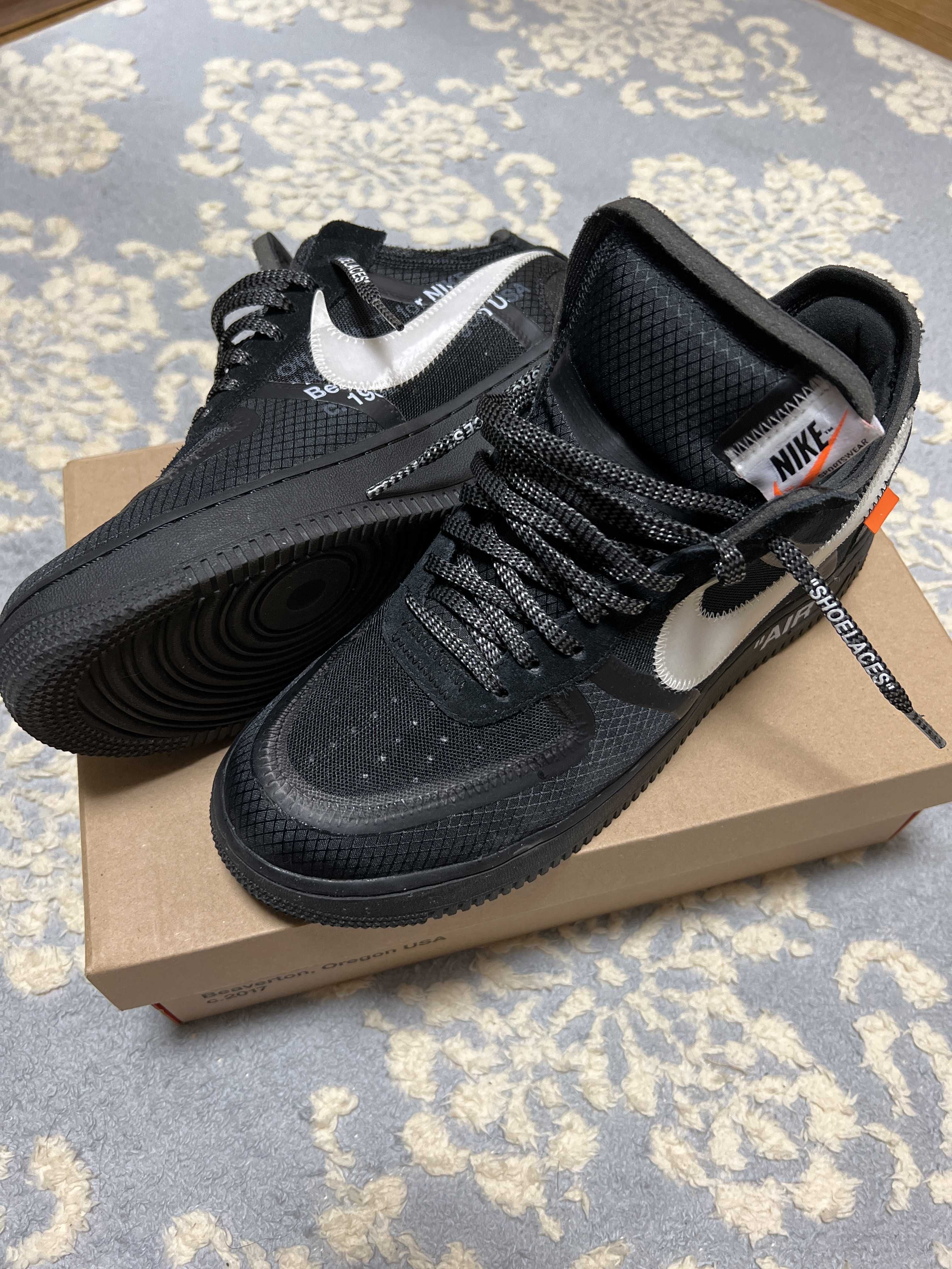 Off-White × Nike Air Force 1 Low "Black"