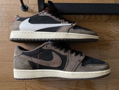 Travis Scott × Nike Air Jordan 1 Low OG SP-T "Black/Dark Mocha"