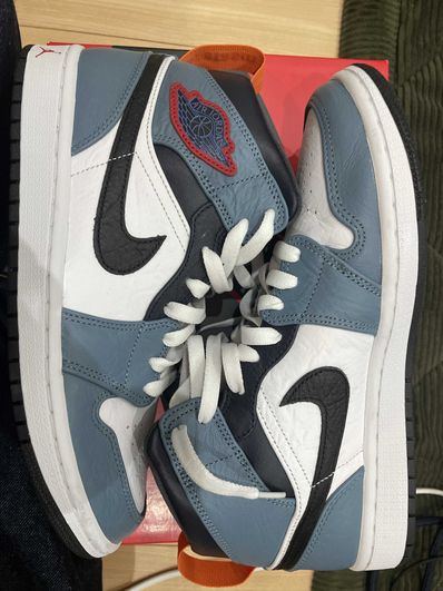 FACETASM × Nike Air Jordan 1 Mid "White/Navy"