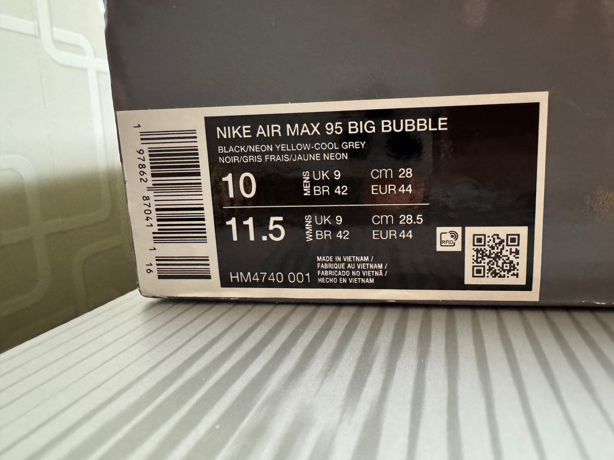 Nike Air Max 95 OG Big Bubble "Neon Yellow" (2025/2026)
