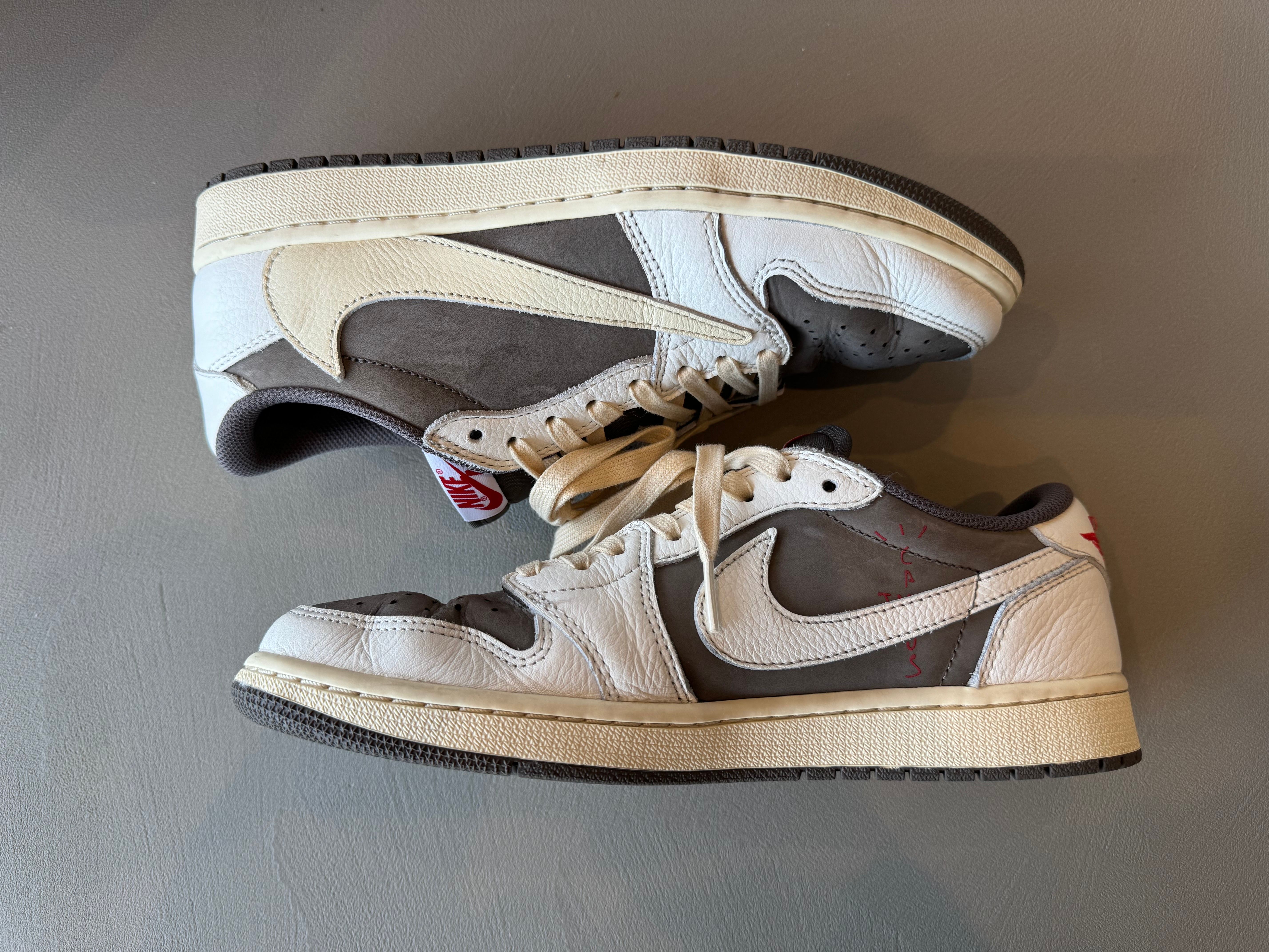 Travis Scott × Nike Air Jordan 1 Low OG SP "Reverse Mocha/Sail and Ridgerock"