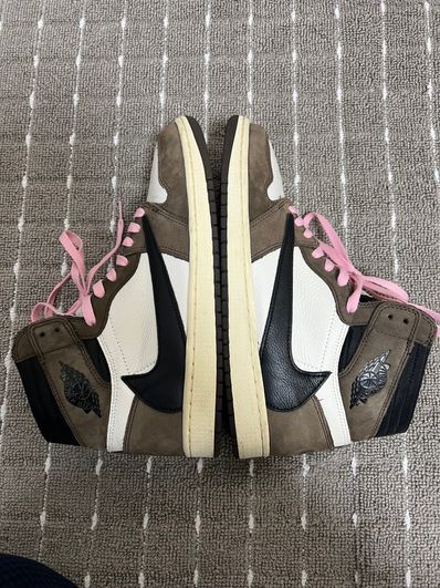 Travis Scott × Nike Air Jordan 1 Retro High OG TS SP "Sail/Dark Mocha"