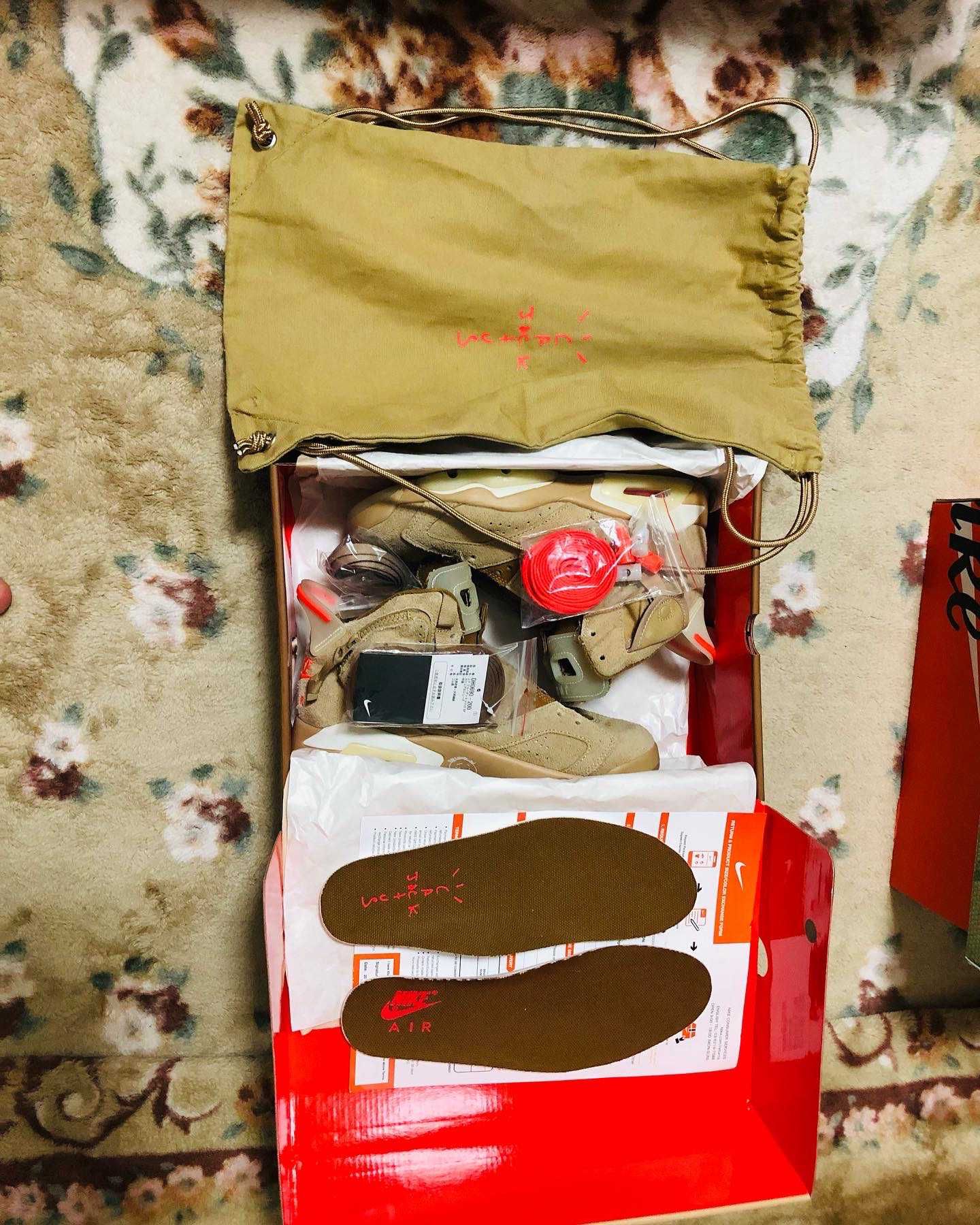 Travis Scott × Nike Air Jordan 6 "British Khaki"