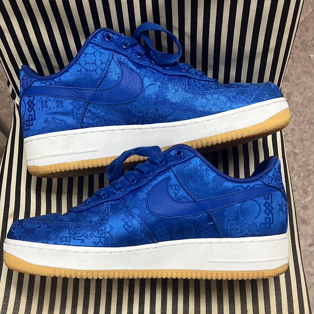 CLOT × Nike Air Force 1 Low "Blue"