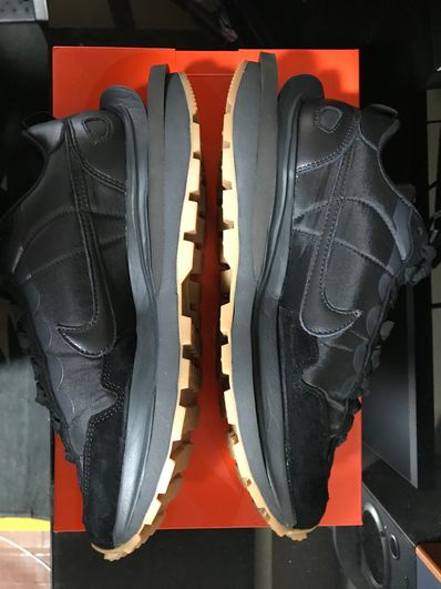 sacai × Nike VaporWaffle "Black Gum"
