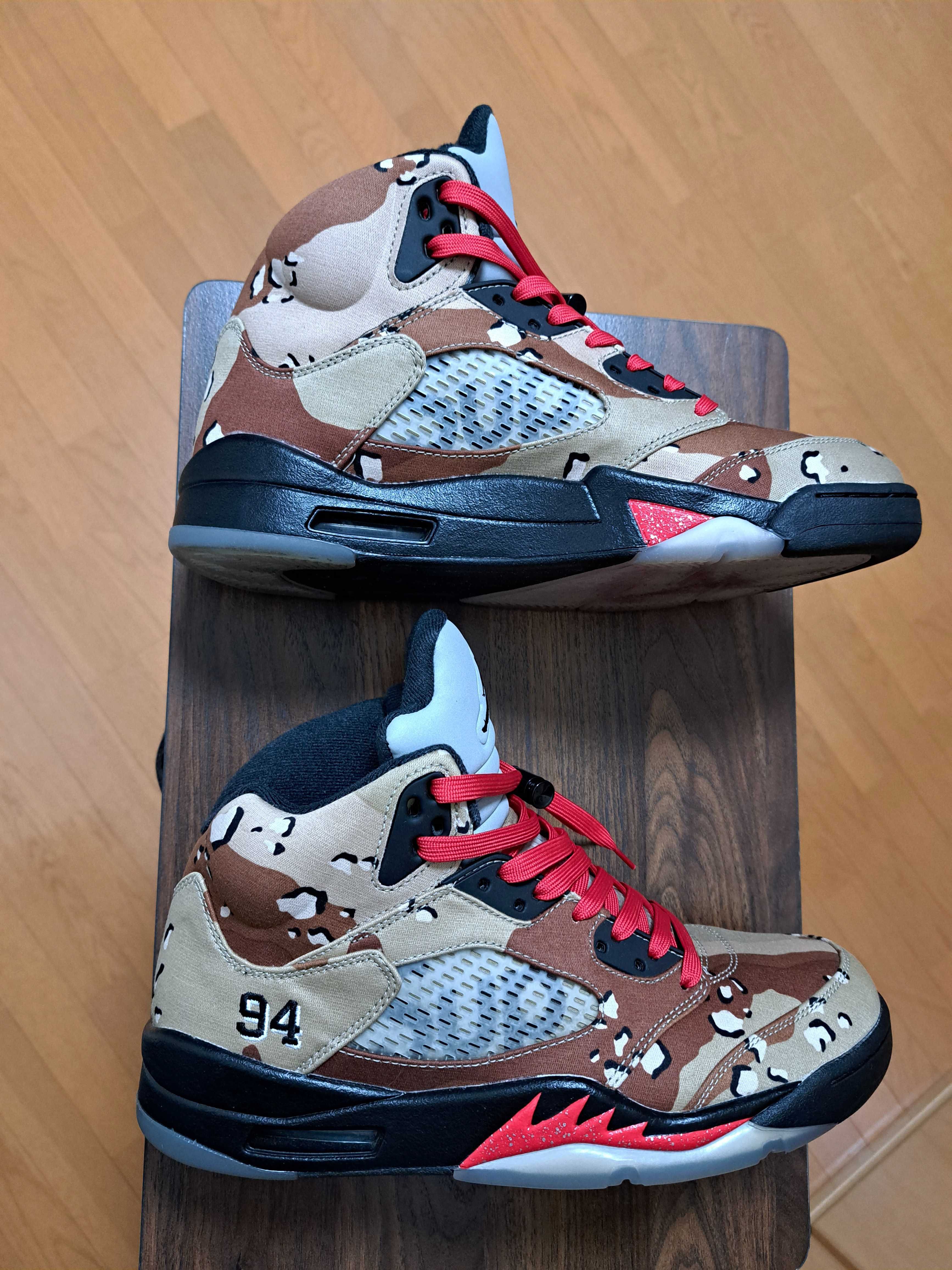 Supreme × Nike Air Jordan 5 Retro "Desert Camo"