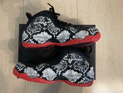 Nike Air Foamposite One "Sail/Black/Habanero Red"