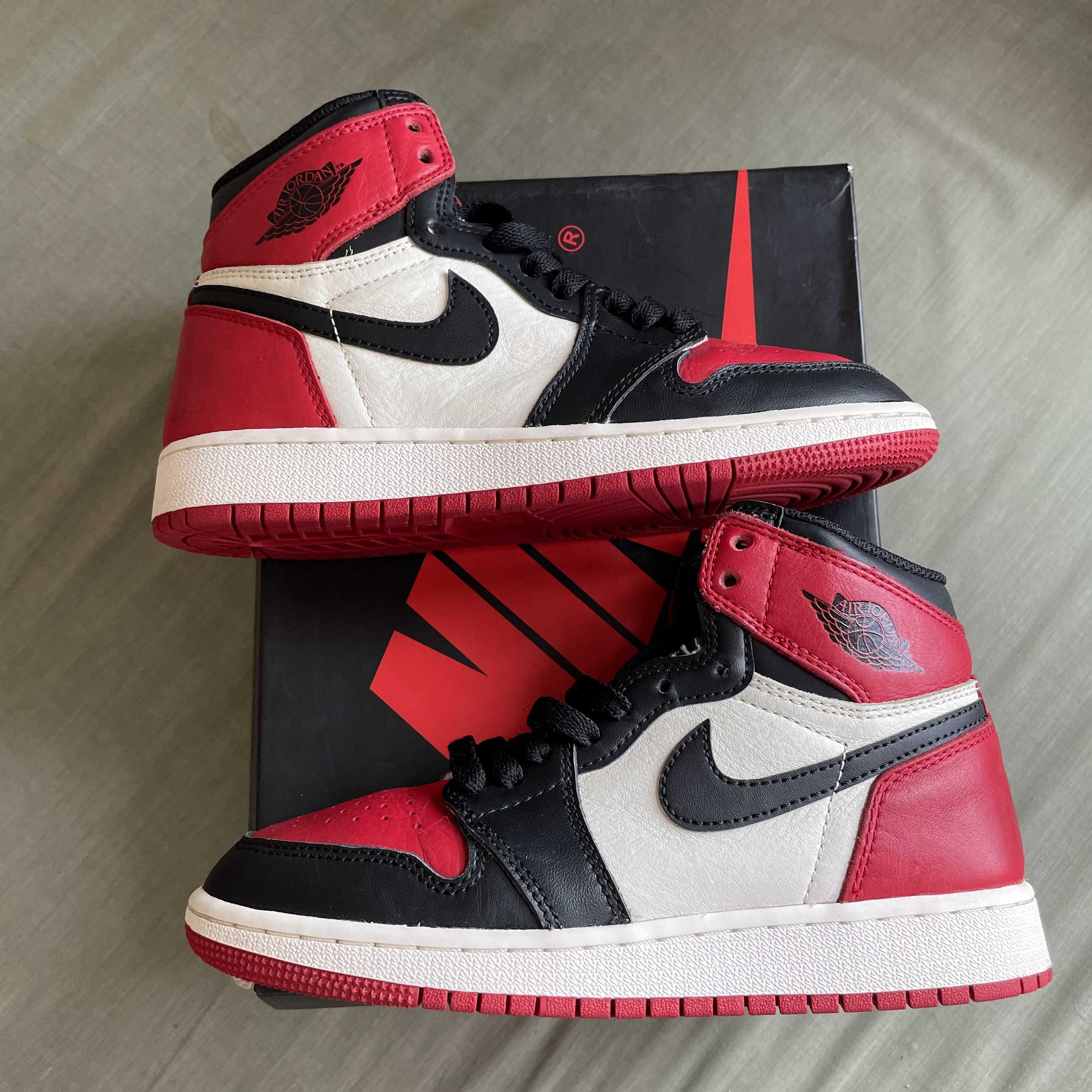 Nike Air Jordan 1 Retro High OG "Bred Toe"