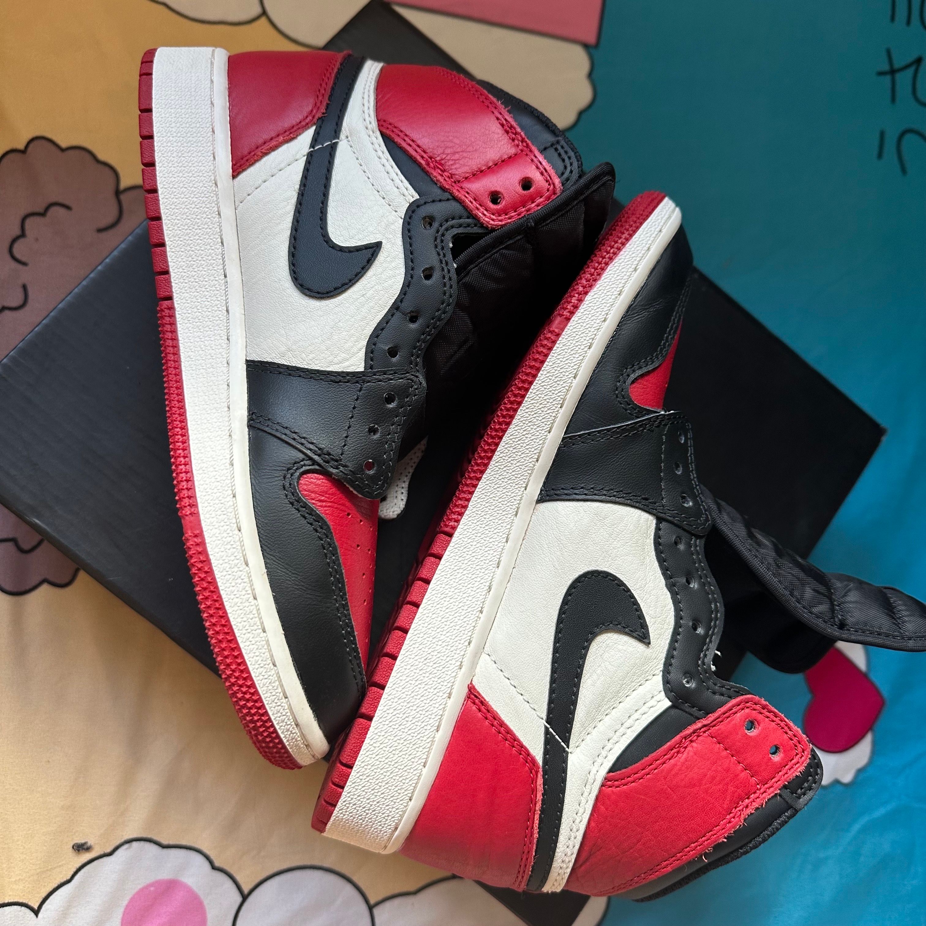 Nike Air Jordan 1 Retro High OG "Bred Toe"