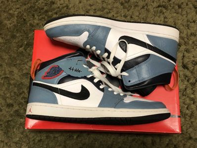 FACETASM × Nike Air Jordan 1 Mid "White/Navy"
