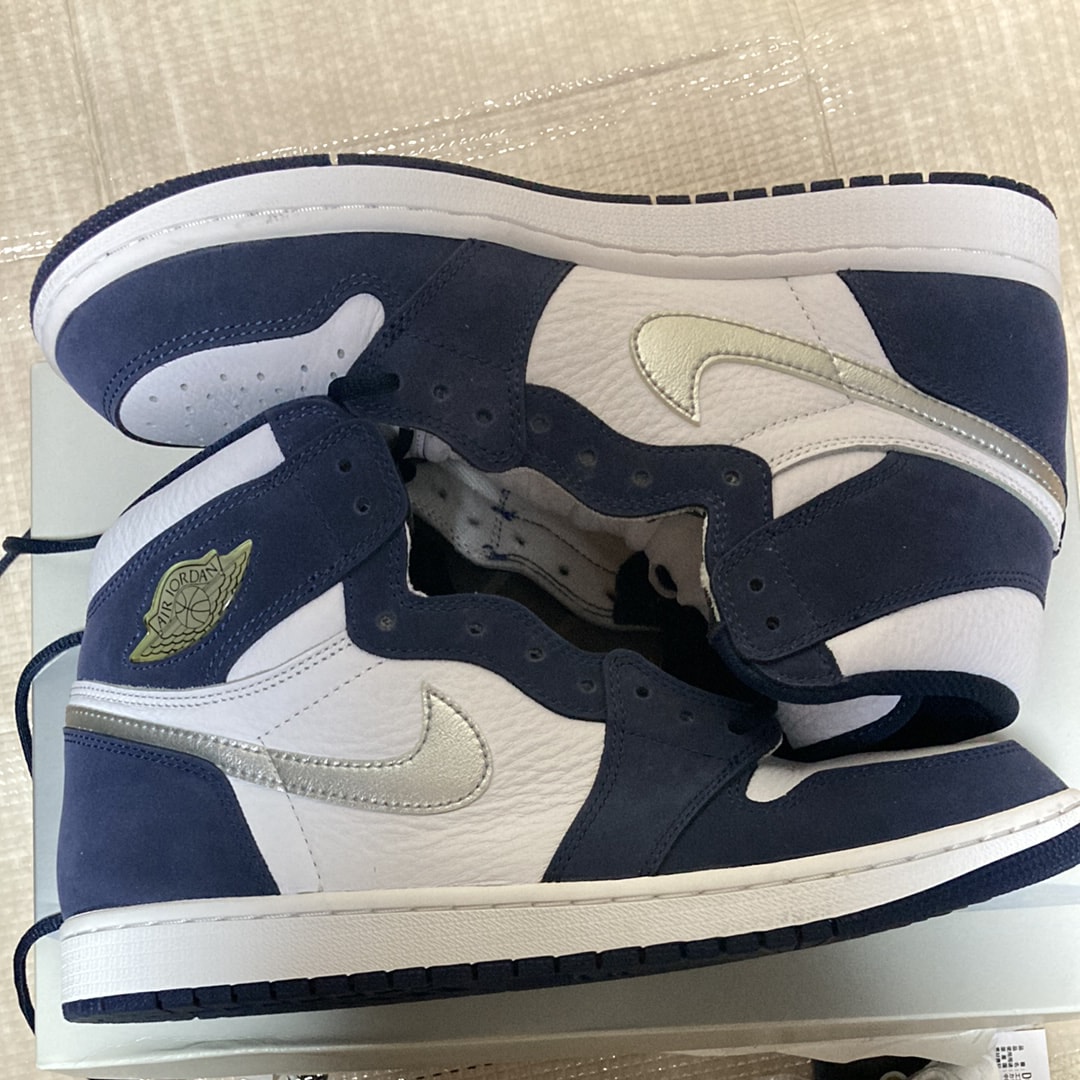 Nike Air Jordan 1 High OG CO.JP "White/Midnight Navy" (2020) (Standard Box)
