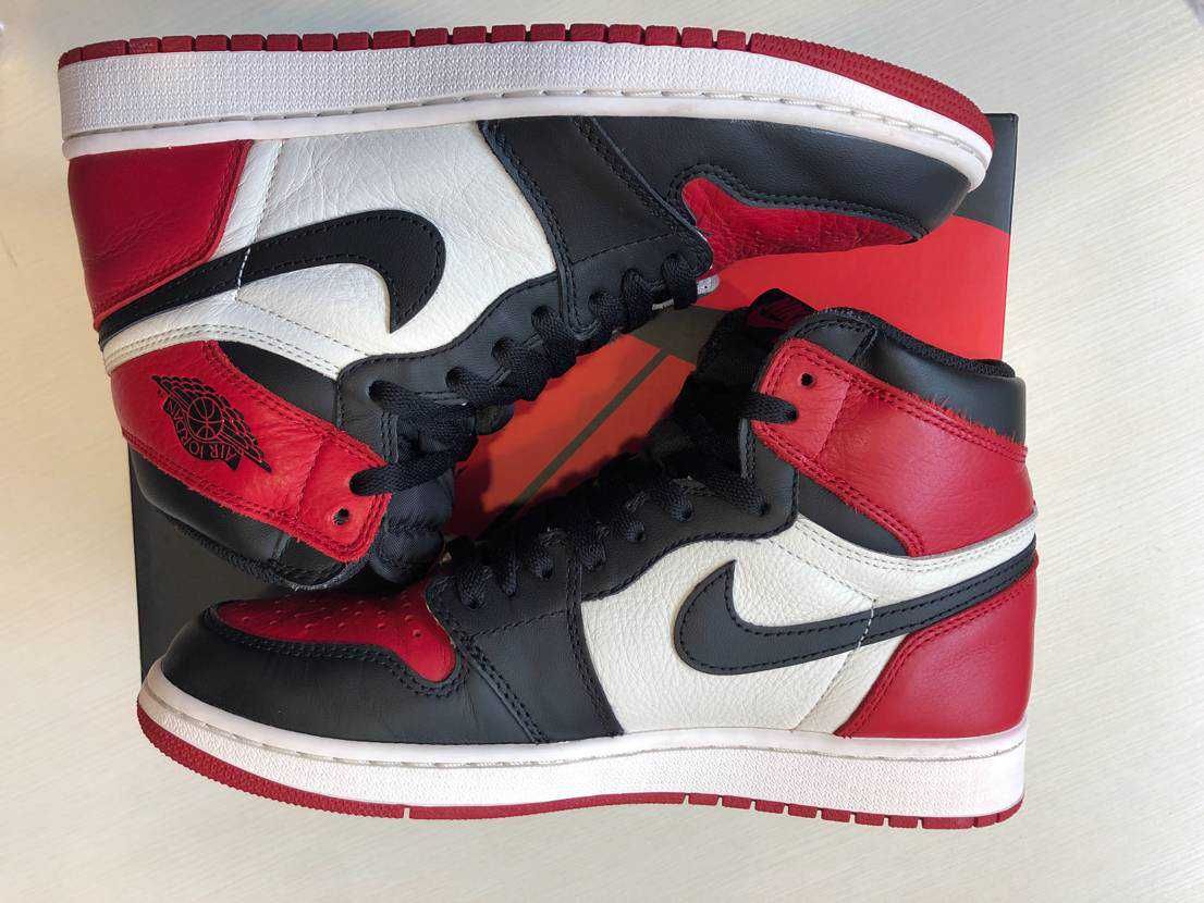 Nike Air Jordan 1 Retro High OG "Bred Toe"