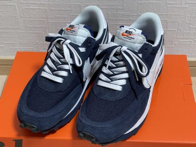 Fragment × sacai × Nike LD Waffle "Blackended Blue"