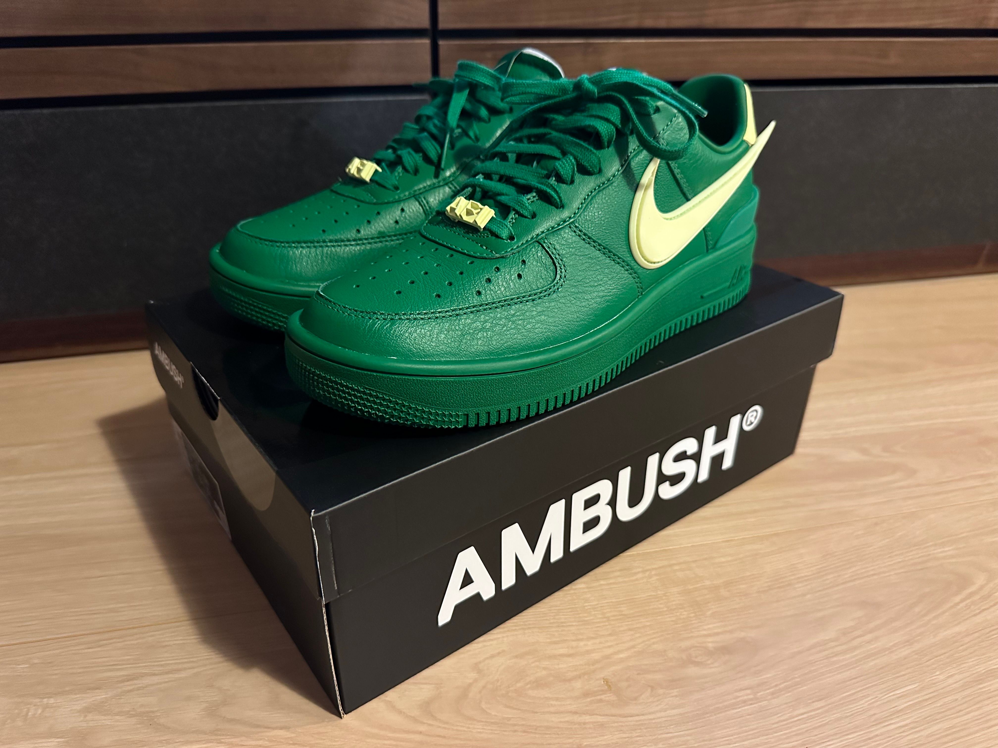 AMBUSH × Nike Air Force 1 Low "Pine Green and Citron"