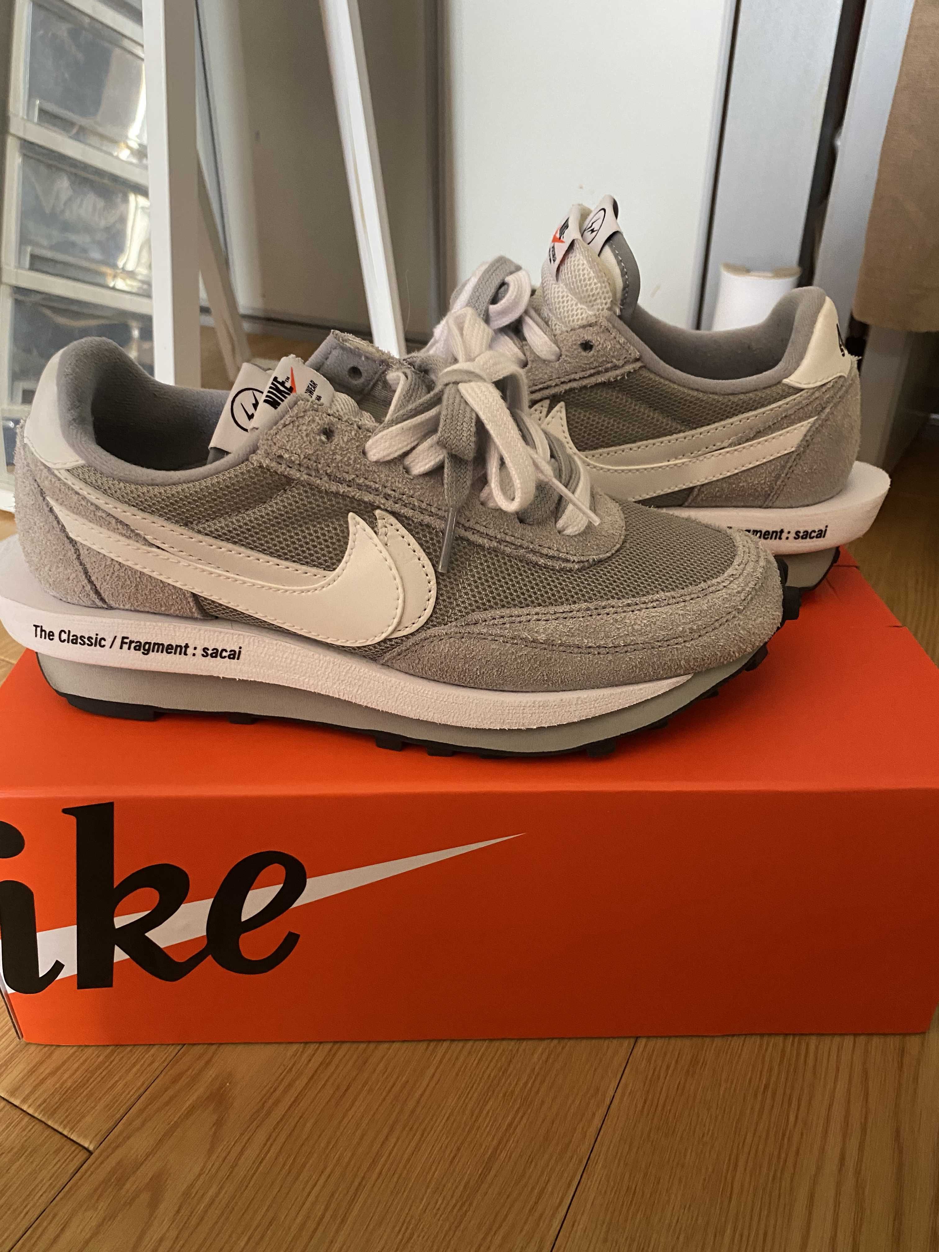 Fragment × sacai × Nike LD Waffle "Light Smoke Grey"