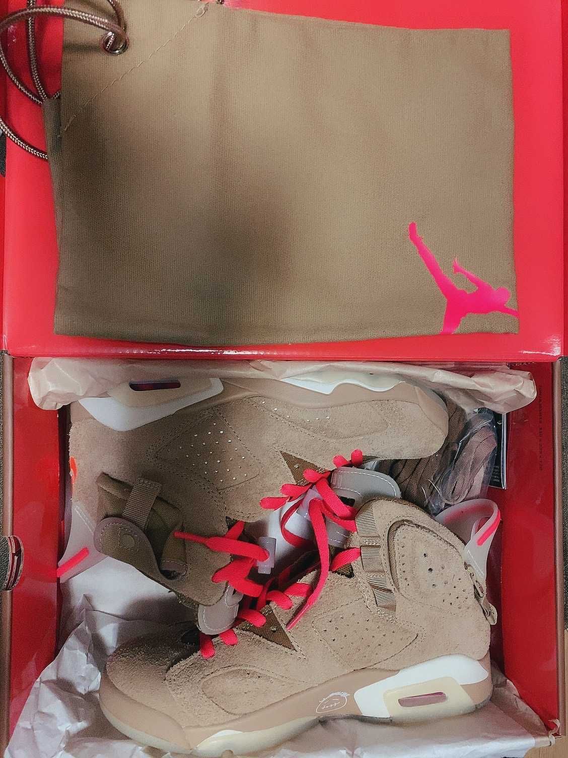 Travis Scott × Nike Air Jordan 6 "British Khaki"