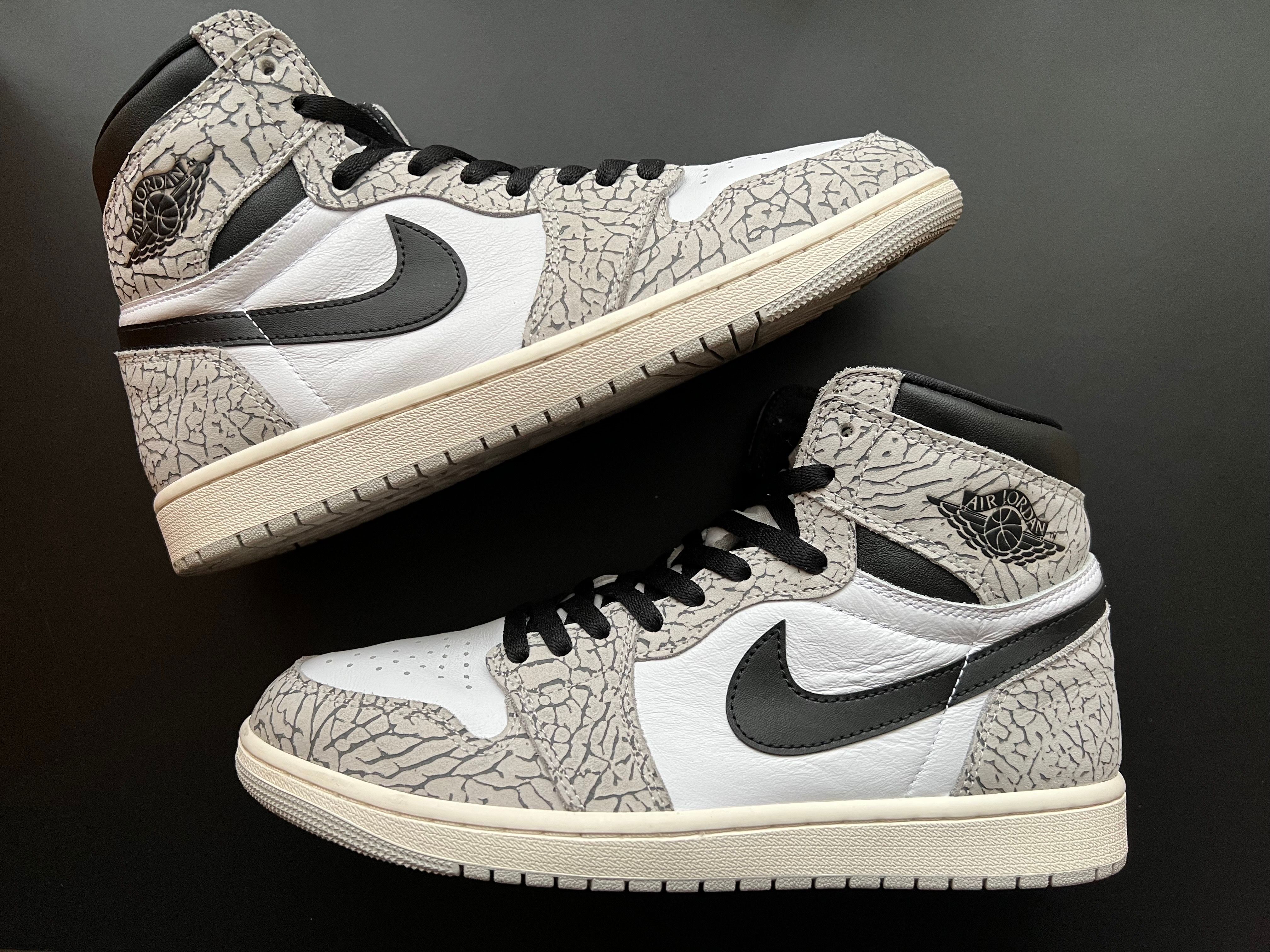 Nike Air Jordan 1 High OG "White Cement/Safari"