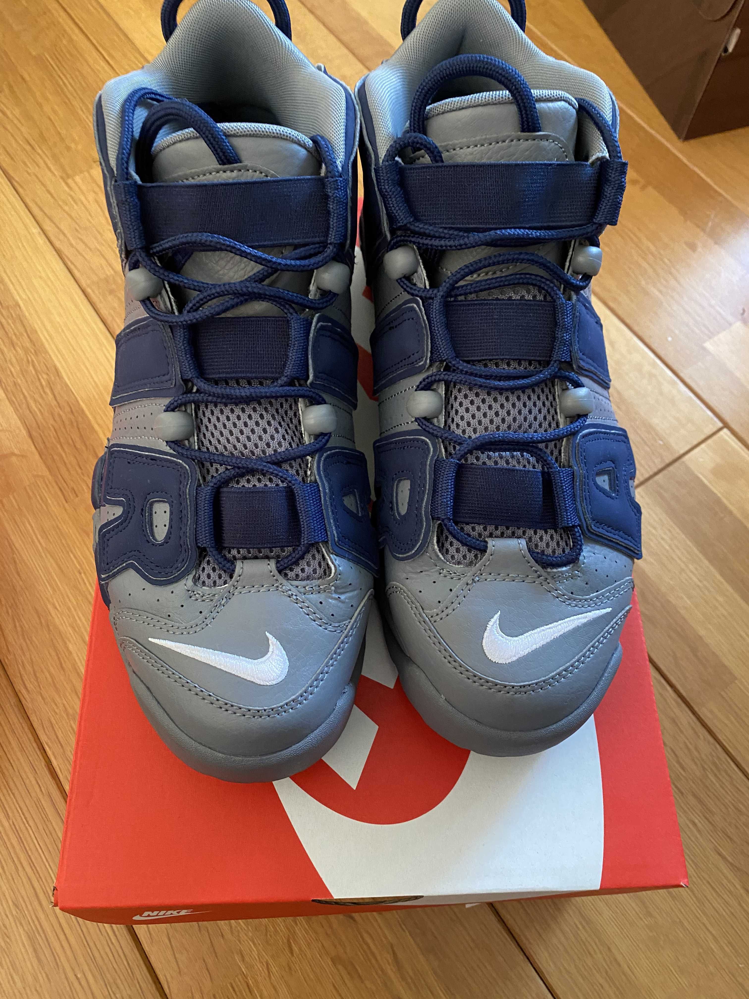 Nike Air More Uptempo '96 "Cool Grey/White/Midnight Navy"