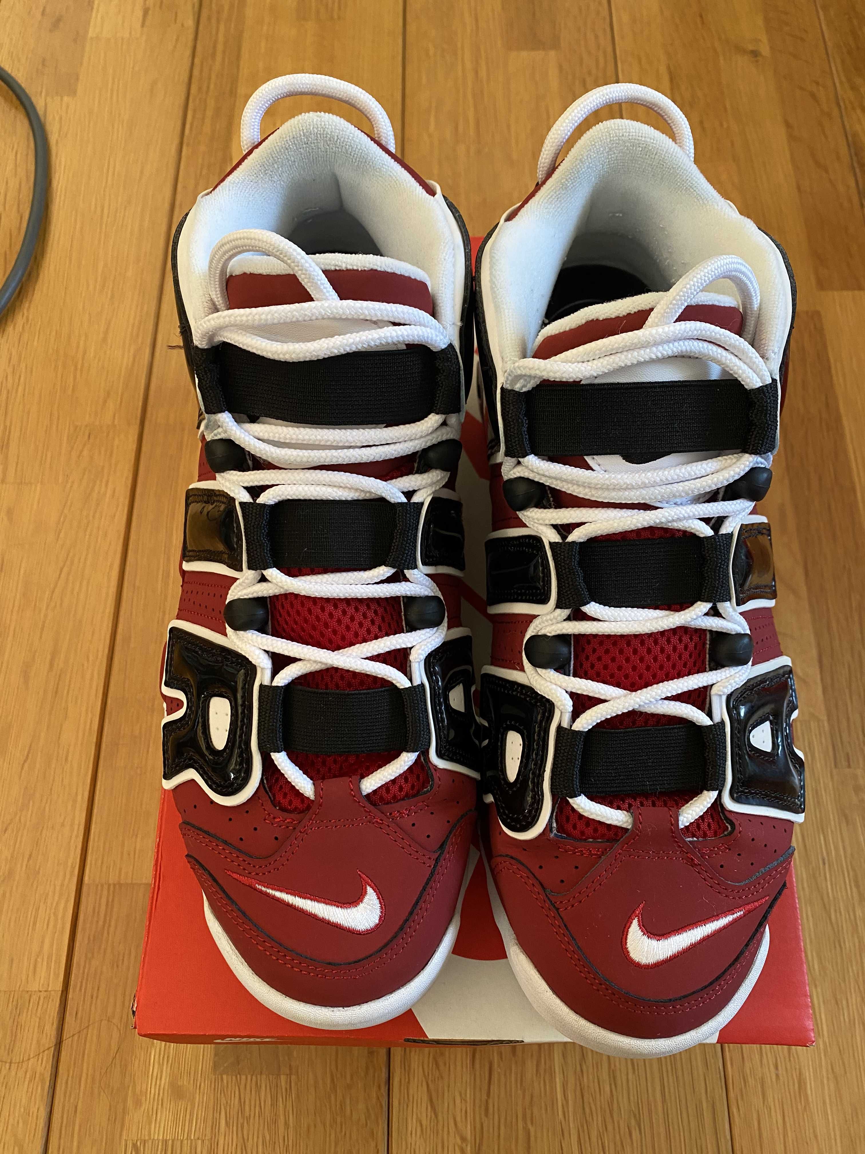 Nike Air More Uptempo ’96 "Black and Varsity Red" (2021)