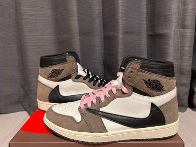 Travis Scott × Nike Air Jordan 1 Retro High OG TS SP "Sail/Dark Mocha"