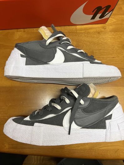 Sacai × Nike Blazer Low "Iron Grey"