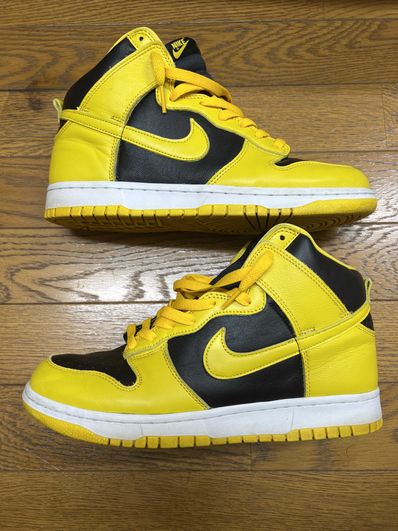 Nike Dunk High "Black/Varsity Maize"