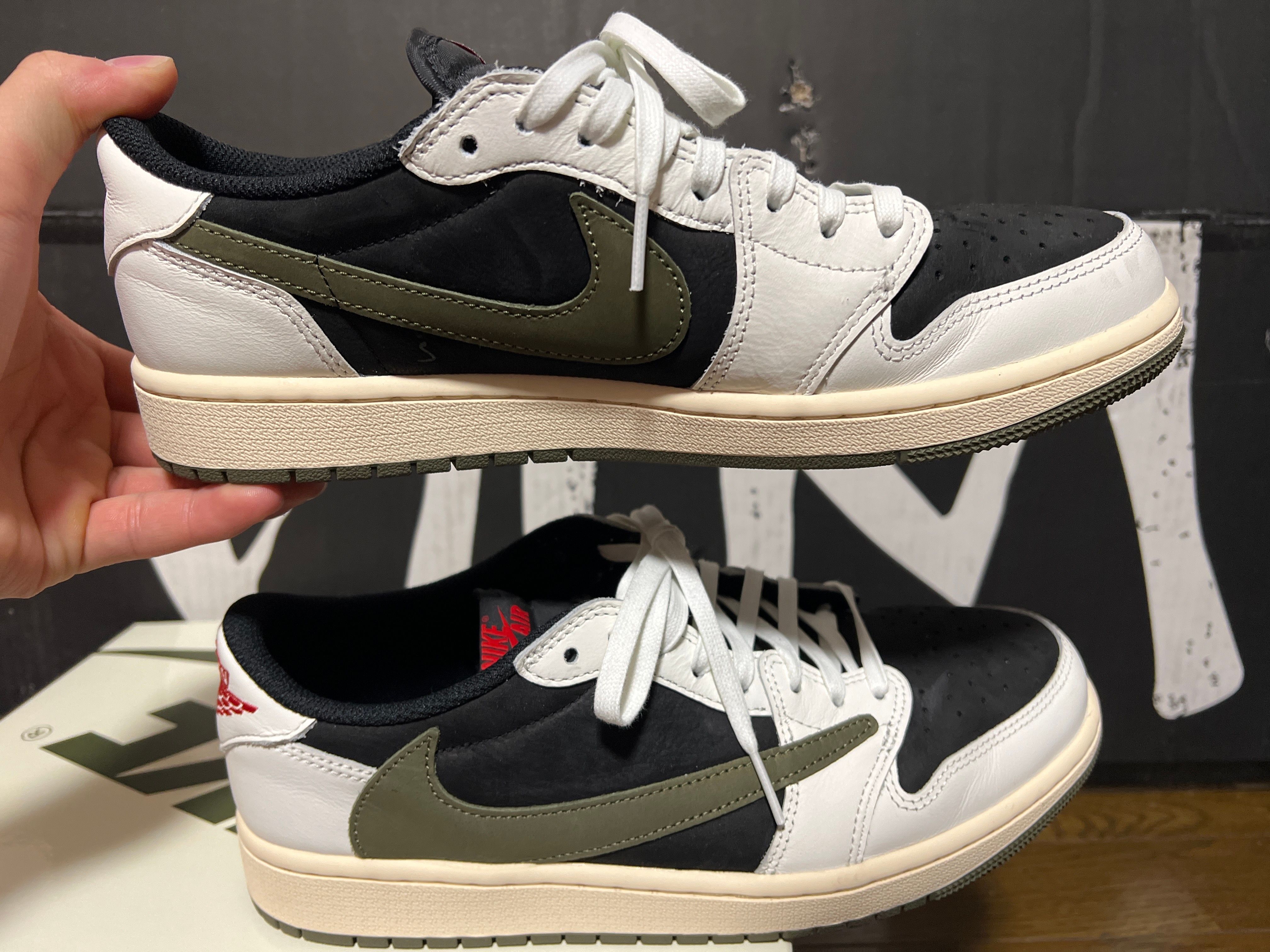 Travis Scott × Nike Women's Air Jordan 1 Low OG "Medium Olive"