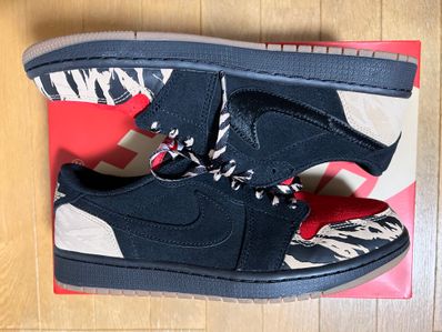 Sole Fly × Nike Air Jordan 1 Low "Black and Sport Red"