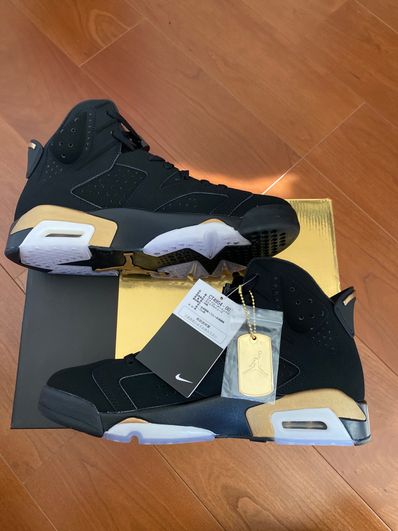 Nike Air Jordan 6 DMP "Black/Metallic Gold" (2020)