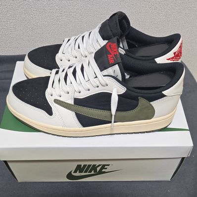Travis Scott × Nike Women's Air Jordan 1 Low OG "Medium Olive"