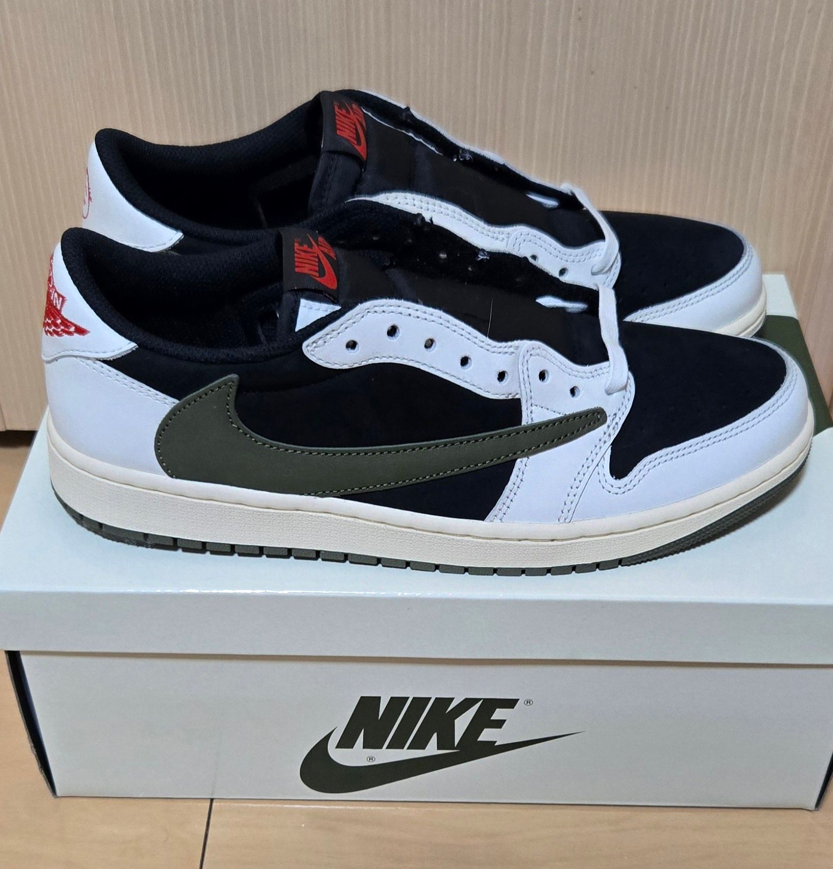 Travis Scott × Nike Women's Air Jordan 1 Low OG "Medium Olive"