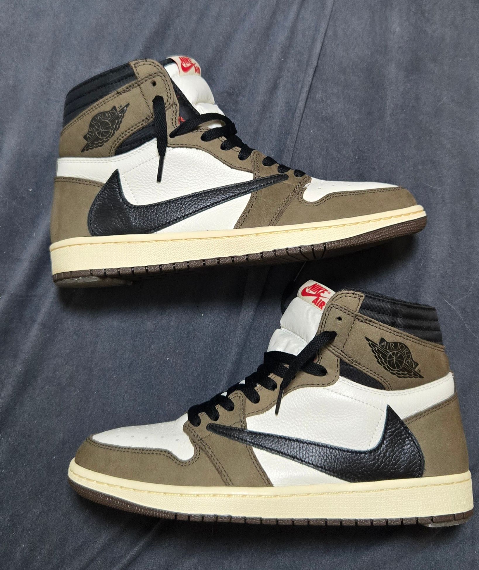 Travis Scott × Nike Air Jordan 1 Retro High OG TS SP "Sail/Dark Mocha"