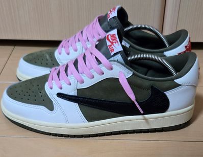 Travis Scott × Nike Air Jordan 1 Low OG SP "Reverse Olive"