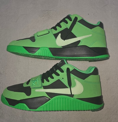 Travis Scott × Nike Jordan Jumpman Jack CJ1 T-Rexx "Green Spark"